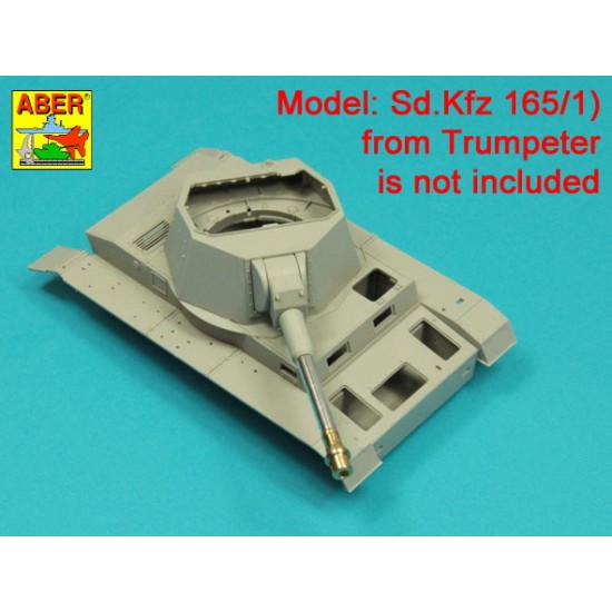 1/35 German 10.5 cm L/28 Gun Barrel for Pz.Sfl.IVb/Heuschrecke Ivb 1/35 German 10.5 cm L/28 Gun Barrel for Pz.Sfl.IVb/Heuschrecke Ivb