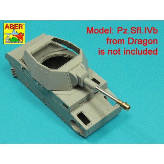 1/35 German 10.5 cm L/28 Gun Barrel for Pz.Sfl.IVb/Heuschrecke Ivb 1/35 German 10.5 cm L/28 Gun Barrel for Pz.Sfl.IVb/Heuschrecke Ivb