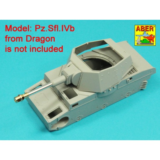 1/35 German 10.5 cm L/28 Gun Barrel for Pz.Sfl.IVb/Heuschrecke Ivb 1/35 German 10.5 cm L/28 Gun Barrel for Pz.Sfl.IVb/Heuschrecke Ivb
