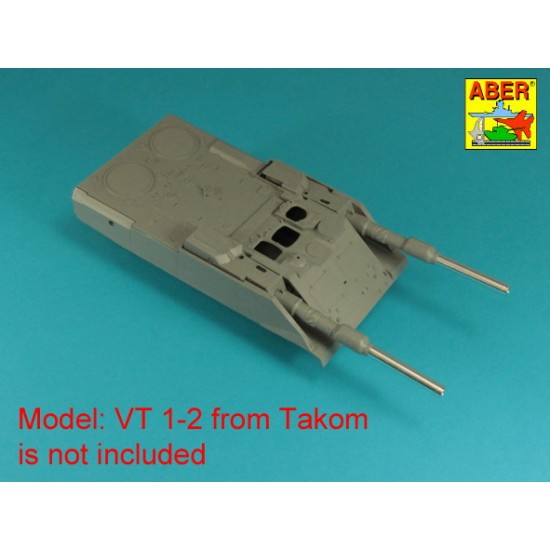 1/35 German Tank VT 1-2 Gun Barrels 120mm for Takom kits 1/35 German Tank VT 1-2 Gun Barrels 120mm for Takom kits