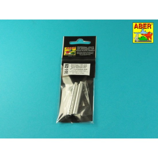 1/35 German Tank VT 1-2 Gun Barrels 120mm for Takom kits 1/35 German Tank VT 1-2 Gun Barrels 120mm for Takom kits