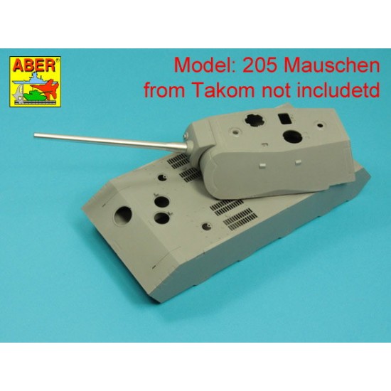 1/35 Typ 205 Mauschen 128mm KwK 44 L/55 Gun Barrel for Takom kits 1/35 Typ 205 Mauschen 128mm KwK 44 L/55 Gun Barrel for Takom kits