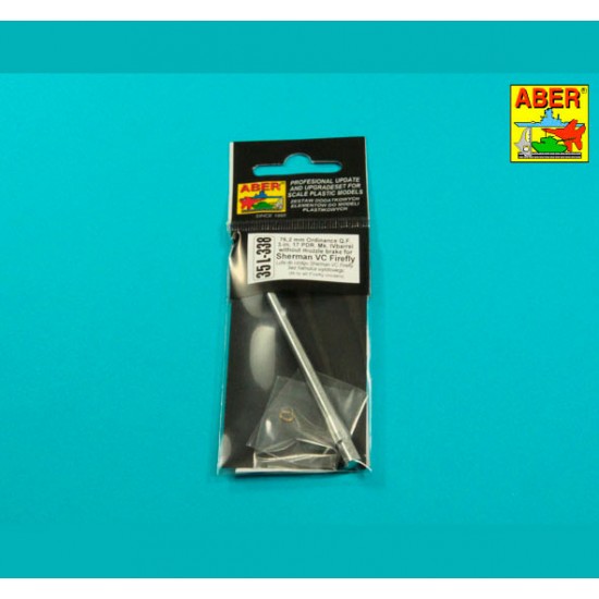 1/35 Sherma VC Firefly 76.2mm Ordinance QF 3-in 17 PDR Mk.IV Barrel without Muzzle Brake 1/35 Sherma VC Firefly 76.2mm Ordinance QF 3-in 17 PDR Mk.IV Barrel without Muzzle Brake