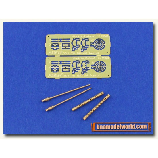 1/35 Set of 2 Barrels for German Machine Guns MG34 1/35 Set of 2 Barrels for German Machine Guns MG34