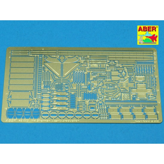 1/48 M4 Sherman Early Production Photo-Etched set for Tamiya kit 1/48 M4 Sherman Early Production Photo-Etched set for Tamiya kit