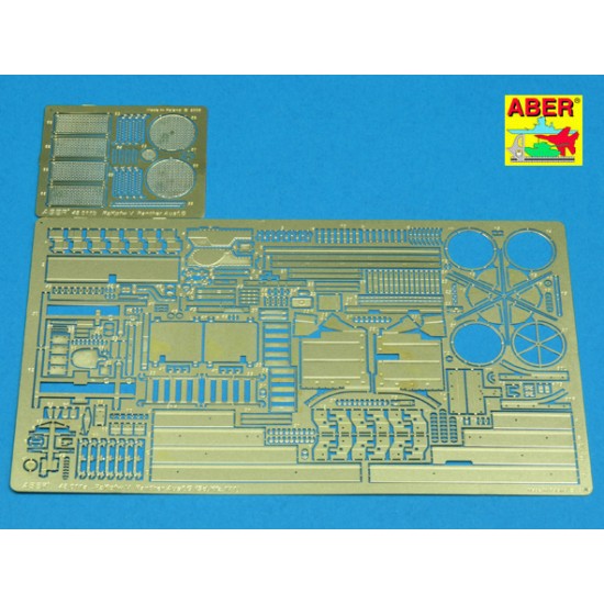 1/48 German Medium Tank Panther Ausf.G (SdKfz.171) Photo-Etched Detail set for Tamiya 1/48 German Medium Tank Panther Ausf.G (SdKfz.171) Photo-Etched Detail set for Tamiya