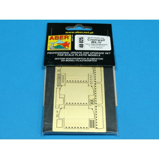 1/48 British Cruiser Tank Cromwell Mk.IV Vol.3 Side Storage Boxes for Tamiya kit 1/48 British Cruiser Tank Cromwell Mk.IV Vol.3 Side Storage Boxes for Tamiya kit