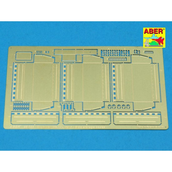 1/48 British Cruiser Tank Cromwell Mk.IV Vol.3 Side Storage Boxes for Tamiya kit 1/48 British Cruiser Tank Cromwell Mk.IV Vol.3 Side Storage Boxes for Tamiya kit