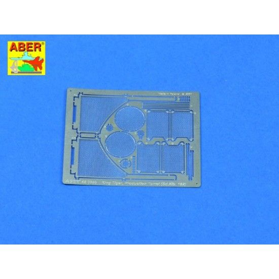 1/48 SdKfz.182 King Tiger (Henschel Turret) Grills for Tamiya kit 1/48 SdKfz.182 King Tiger (Henschel Turret) Grills for Tamiya kit