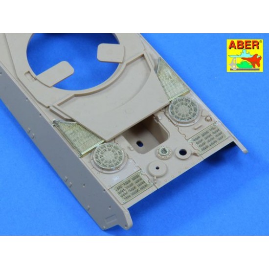 1/48 SdKfz.182 King Tiger (Henschel Turret) Grills for Tamiya kit 1/48 SdKfz.182 King Tiger (Henschel Turret) Grills for Tamiya kit