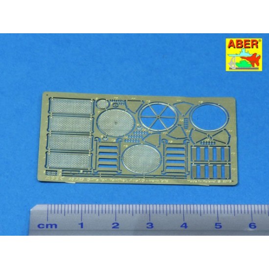 1/48 SdKfz.171 Panther Ausf.G Late Model Grills for Tamiya kit 1/48 SdKfz.171 Panther Ausf.G Late Model Grills for Tamiya kit