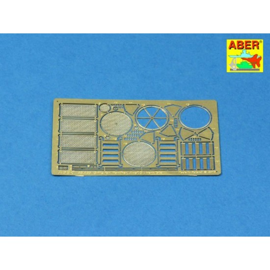 1/48 SdKfz.171 Panther Ausf.G Late Model Grills for Tamiya kit 1/48 SdKfz.171 Panther Ausf.G Late Model Grills for Tamiya kit