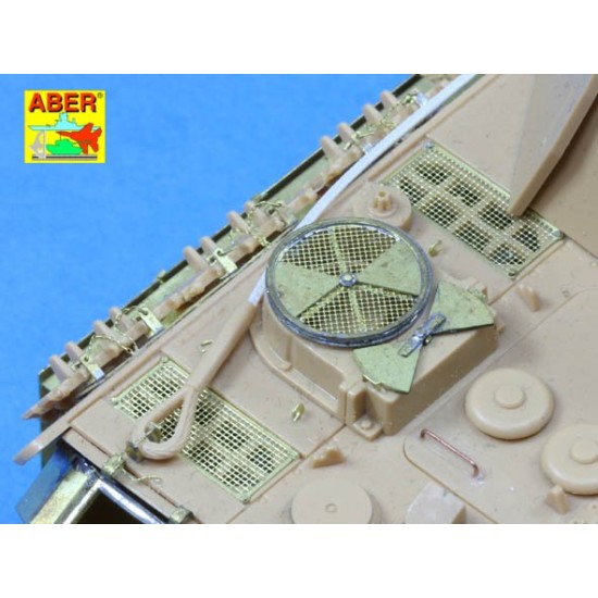 1/48 SdKfz.171 Panther Ausf.G Late Model Grills for Tamiya kit 1/48 SdKfz.171 Panther Ausf.G Late Model Grills for Tamiya kit