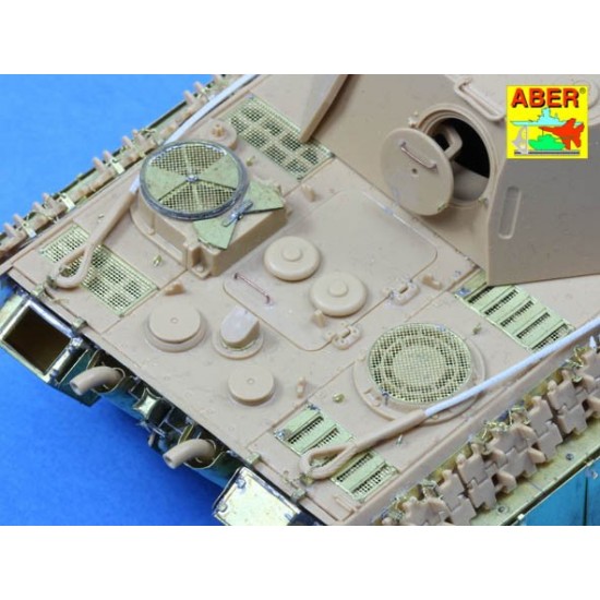 1/48 SdKfz.171 Panther Ausf.G Late Model Grills for Tamiya kit 1/48 SdKfz.171 Panther Ausf.G Late Model Grills for Tamiya kit