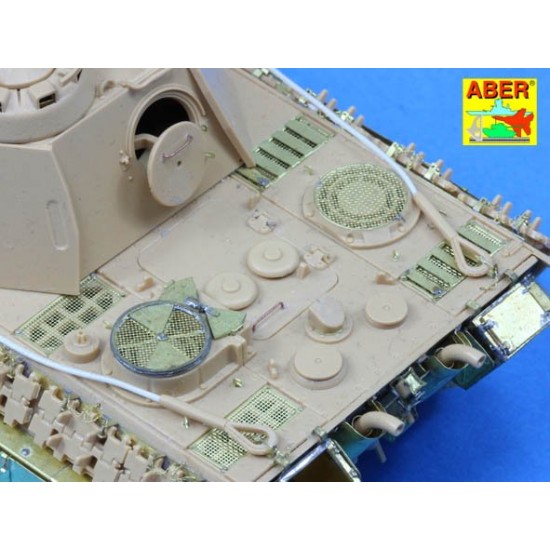 1/48 SdKfz.171 Panther Ausf.G Late Model Grills for Tamiya kit 1/48 SdKfz.171 Panther Ausf.G Late Model Grills for Tamiya kit