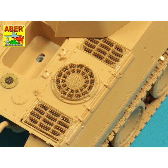 1/48 PzKpfw V Ausf.D Panther Grilles for Tamiya kits 1/48 PzKpfw V Ausf.D Panther Grilles for Tamiya kits