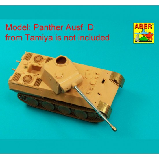 1/48 German Panther Ausf.A/D/G 7.5cm KwK 42 L/70 Barrel for Tamiya / HobbyBoss kits 1/48 German Panther Ausf.A/D/G 7.5cm KwK 42 L/70 Barrel for Tamiya / HobbyBoss kits