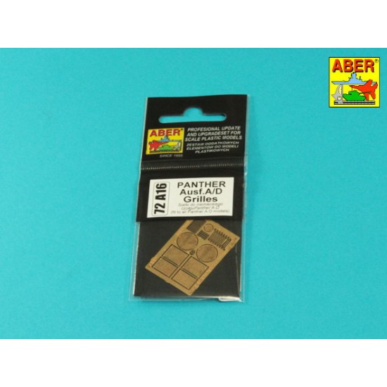 1/72 Panther Ausf.A/D Grilles 1/72 Panther Ausf.A/D Grilles