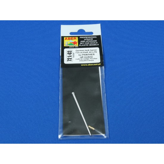 1/72 7.5cm Kwk43L/70 German Tank Barrel for Panther kit 1/72 7.5cm Kwk43L/70 German Tank Barrel for Panther kit