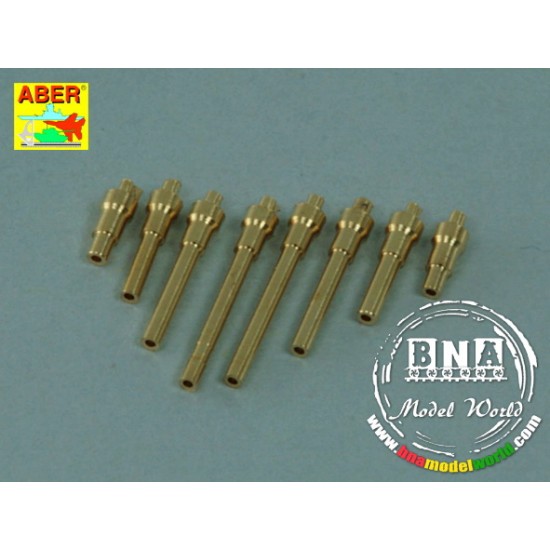 1/72 Turned .50 Cal 12.7mm Browning M2 Barrels (8pcs) for P-47 Thunderbolt 1/72 Turned .50 Cal 12.7mm Browning M2 Barrels (8pcs) for P-47 Thunderbolt