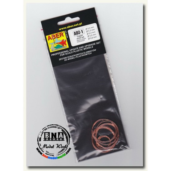 Wires Set (Diameter 0.2mm; 0.3mm; 0.4mm; 0.5mm; 0.6mm, Length: 1 meter each) Wires Set (Diameter 0.2mm; 0.3mm; 0.4mm; 0.5mm; 0.6mm, Length: 1 meter each)