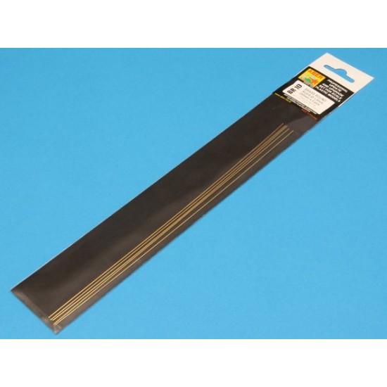 Brass Round Rods - D: 1.0mm; Length: 250mm (x5pcs) Brass Round Rods - D: 1.0mm; Length: 250mm (x5pcs)