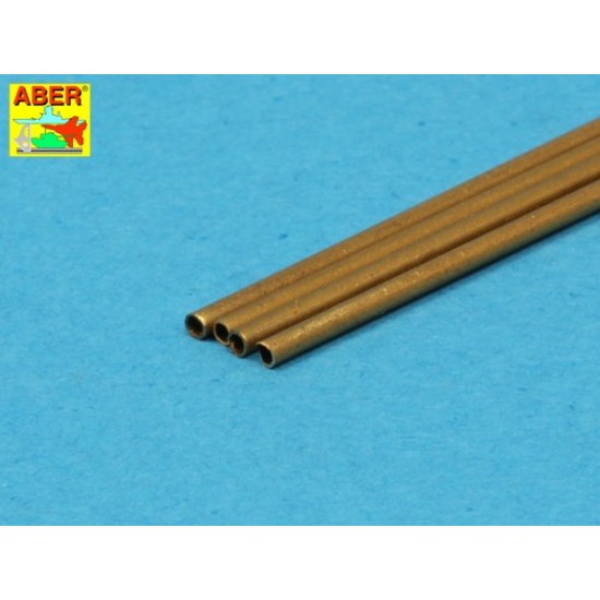 Brass Tubes 1.00x0.20mm (Length: 250mm, 4pcs) Brass Tubes 1.00x0.20mm (Length: 250mm, 4pcs)