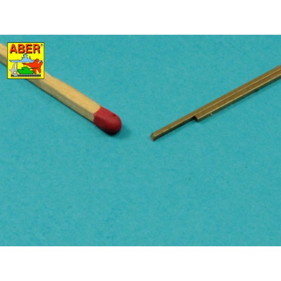 Brass Square Rods (diameter: 1.0mm, length: 245mm, 2pcs) Brass Square Rods (diameter: 1.0mm, length: 245mm, 2pcs)