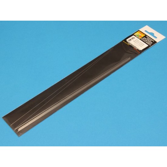 Steel Round Rods - D: 0.5mm; Length: 250mm (x12pcs)