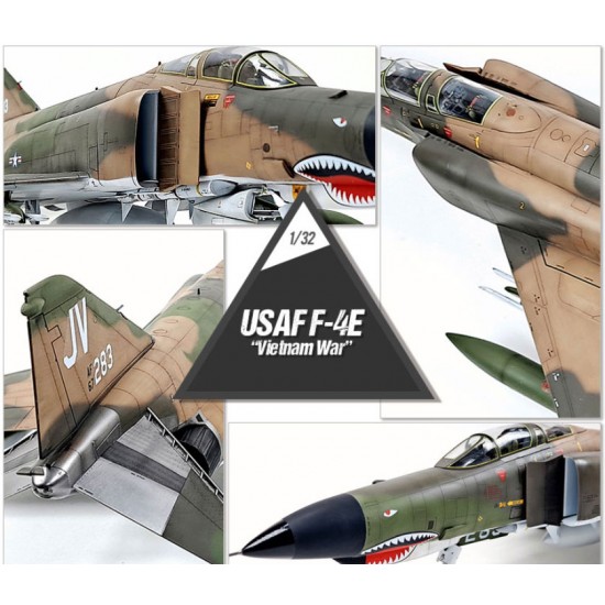 1/32 Vietnam War USAF McDonnell Douglas F-4E Phantom II 1/32 Vietnam War USAF McDonnell Douglas F-4E Phantom II