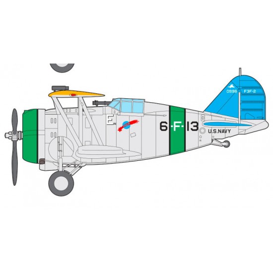 1/48 USN Grumman F3F-2 VF-6 Fighting Six 1/48 USN Grumman F3F-2 VF-6 Fighting Six