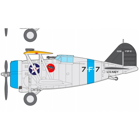 1/48 USN Grumman F3F-2 VF-6 Fighting Six 1/48 USN Grumman F3F-2 VF-6 Fighting Six