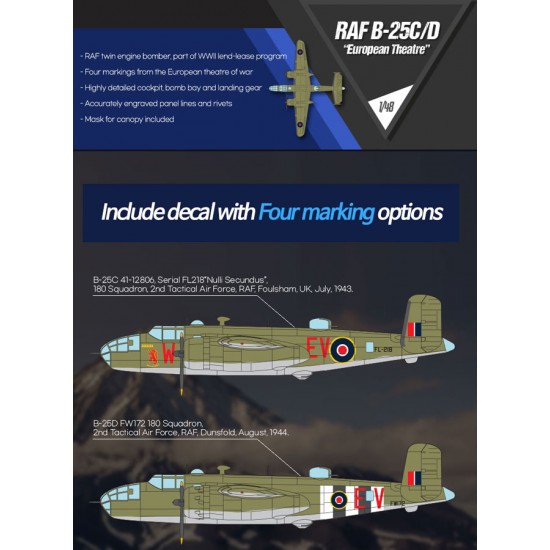 1/48 RAF B-25C/D European Theatre 1/48 RAF B-25C/D European Theatre