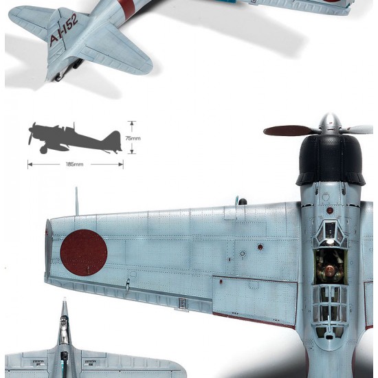1/48 Mitsubishi A6M2b Zero Fighter Model 21 Battle of Midway 1/48 Mitsubishi A6M2b Zero Fighter Model 21 Battle of Midway