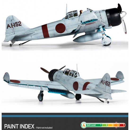 1/48 Mitsubishi A6M2b Zero Fighter Model 21 Battle of Midway 1/48 Mitsubishi A6M2b Zero Fighter Model 21 Battle of Midway