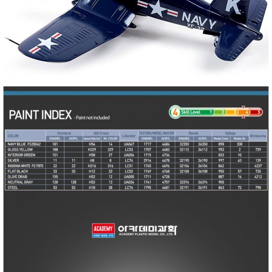 1/48 USN Vought F4U-4 Corsair Battle of Jangjin Reservoir 1/48 USN Vought F4U-4 Corsair Battle of Jangjin Reservoir