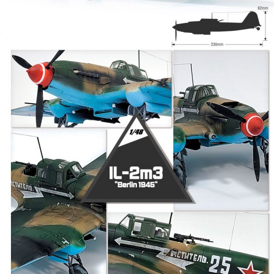 1/48 Ilyushin IL-2m3 Berlin 1945 1/48 Ilyushin IL-2m3 Berlin 1945