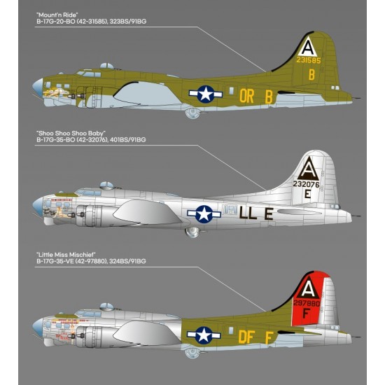 1/72 Boeing B-17G Flying Fortress Nose Art 1/72 Boeing B-17G Flying Fortress Nose Art