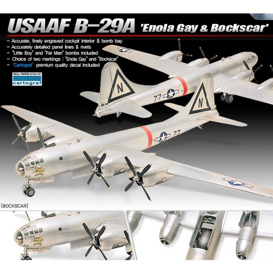 1/72 USAAF B-29A Superfortress Enola Gay and Bockscar 1/72 USAAF B-29A Superfortress Enola Gay and Bockscar