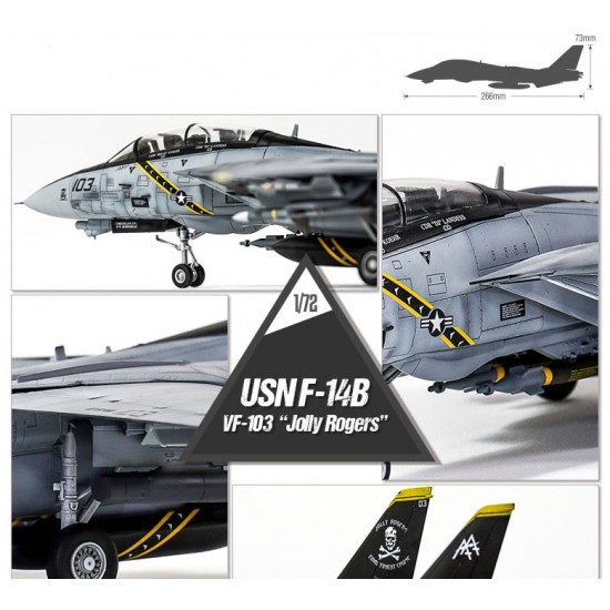 1/72 US Navy Grumman F-14B Tomcat VF-103 Jolly Rogers 1/72 US Navy Grumman F-14B Tomcat VF-103 Jolly Rogers