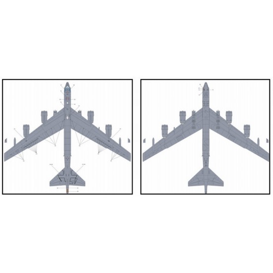 1/144 USAF Boeing B-52H 20th Bomb Squadron Buccaneers 1/144 USAF Boeing B-52H 20th Bomb Squadron Buccaneers