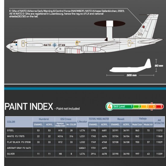 1/144 USAF Boeing E-3G Sentry AEW&C 1/144 USAF Boeing E-3G Sentry AEW&C