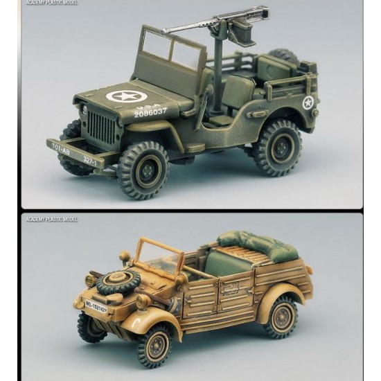 1/72 WWII Ground Vehicle Series No.1 - Light Vehicles of Allied & Axis Dring