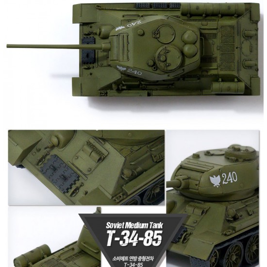 1/72 Soviet T-34-85 Medium Tank 1/72 Soviet T-34-85 Medium Tank