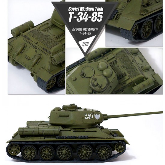 1/72 Soviet T-34-85 Medium Tank 1/72 Soviet T-34-85 Medium Tank