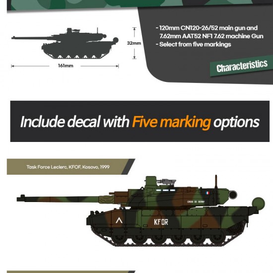 1/72 French Army Char Leclerc 1/72 French Army Char Leclerc