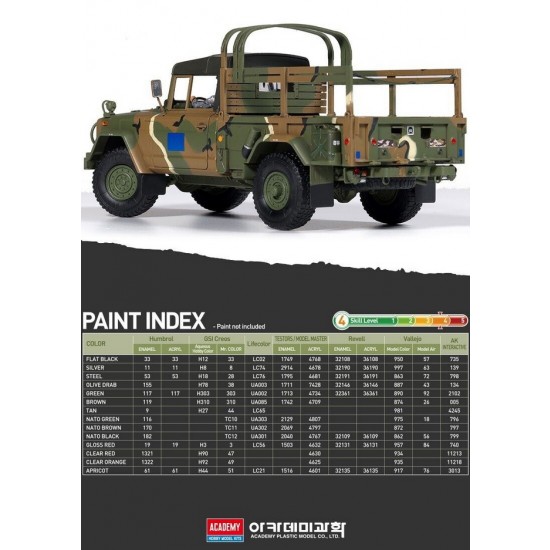 1/35 ROK Army K311A1 5/4ton Truck 1/35 ROK Army K311A1 5/4ton Truck