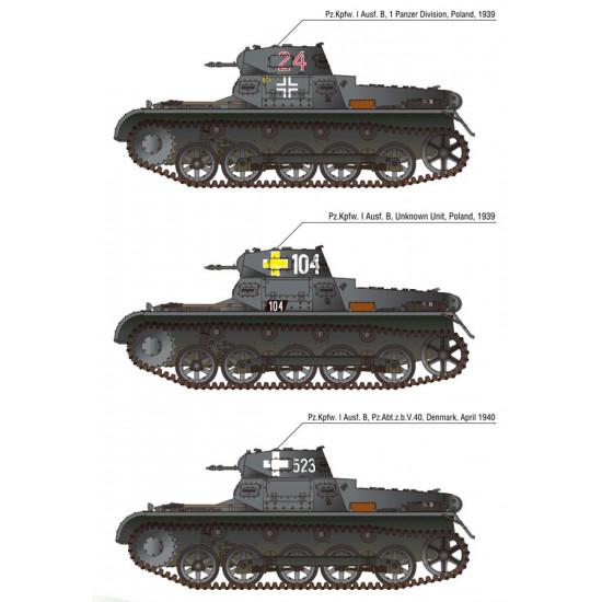 1/35 German Panzer I Ausf.B and Motorcycle