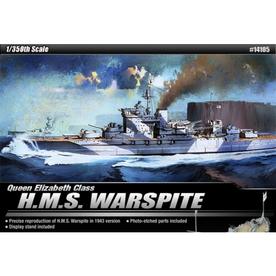 1/350 HMS Warspite Queen Elizabeth Class Battleship 1/350 HMS Warspite Queen Elizabeth Class Battleship