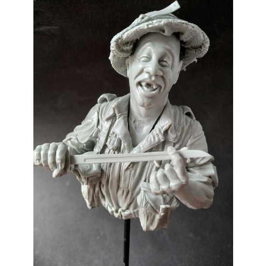 1/9 New Zealand Army Maori Battalion Infantry in North Africa (resin bust) 1/9 New Zealand Army Maori Battalion Infantry in North Africa (resin bust)